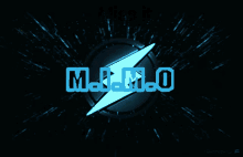 a miss out i logo with a lightning bolt in the middle