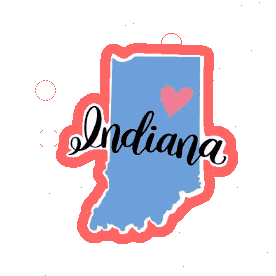 Indiana Indianapolis Sticker - Indiana Indianapolis Usa Stickers