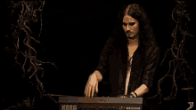 Tuomas Holopainen Nightwish GIF - Tuomas Holopainen Nightwish Playing Piano GIFs