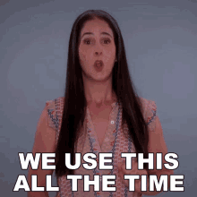 We Use This All The Time Rachel Smith GIF - We Use This All The Time Rachel Smith Rachels English GIFs