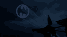Batman Logo Staring In The Sky GIF - Batman Logo Staring In The Sky GIFs