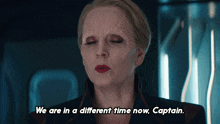 We Are In A Different Time Now Captain President Rillak GIF - We Are In A Different Time Now Captain President Rillak Star Trek Discovery GIFs