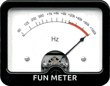 a fun meter is shown with a red arrow pointing to the number 60