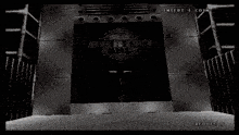 a video game screen shows a man with white hair and red muscles and the words credits 0 on the bottom