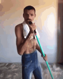 Freddie Mercury Impersonator GIF
