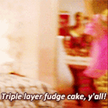 Glee Sugar Motta GIF - Glee Sugar Motta Triple Layer Fudge Cake Yall GIFs
