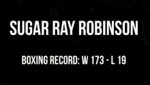 Boxing Hall Of Fame GIF - Boxing Hall Of Fame Sugar Ray Robinson GIFs