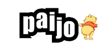 a bigfoot and winnie the pooh are dancing in front of the word palo