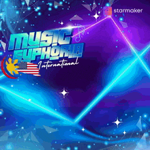 a poster for music euphoria international with a starmaker logo in the corner