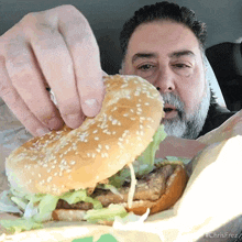 Look At This Burger Chris Frezza GIF