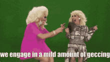 We Engage In A Mild Ammount Of Geccing Trixie Mattel GIF
