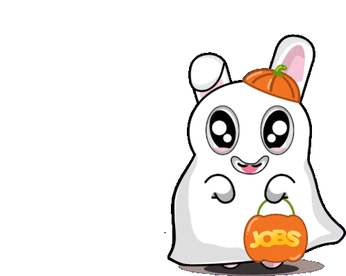 Gimmy Cute Ghost Sticker - Gimmy Cute Ghost Happy Halloween Stickers