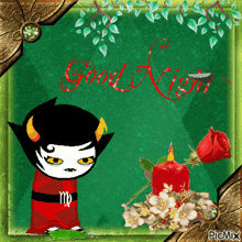 Good Night Good Night Kanaya GIF - Good Night Good Night Kanaya Good Night Homestuck GIFs