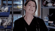 Greys Anatomy Meredith Grey GIF - Greys Anatomy Meredith Grey Throws Binder Into The Floor GIFs