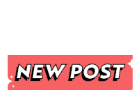 New Post Sparkle Sticker - New Post Sparkle Shiny Stickers