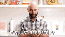 Its Just Beef Strips Unamused GIF - Its Just Beef Strips Unamused Nothing Special GIFs