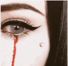 Crying Blood Reverse GIF - Crying Blood Reverse Sad GIFs