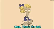 Crap. That'S The End. - American Dad GIF - Crap American Dad Seth Mc Farlane GIFs