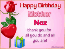 Happy Birthday Naz GIF - Happy Birthday Naz Naz Name GIFs