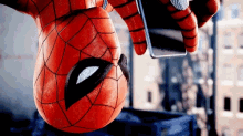 Spiderman Texting GIF - Spiderman Texting Upside Down GIFs