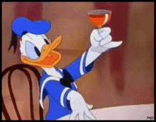 Donald Duck Drink GIF - Donald Duck Drink Drinks GIFs