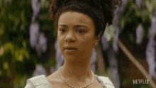 Taken Aback Young Queen Charlotte GIF - Taken Aback Young Queen Charlotte Queen Charlotte A Bridgerton Story GIFs
