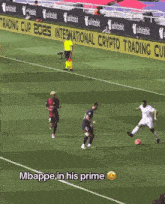 soccer players on a field sponsored by whitebit and whitebit