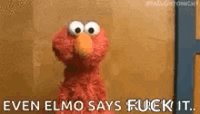 Elmo Screw It GIF - Elmo Screw It Shrug GIFs