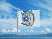 Wheatley Portal 2 GIF - Wheatley Portal 2 Flag GIFs
