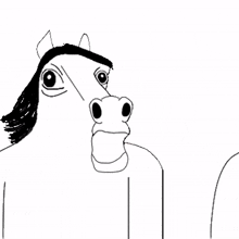 horse comic cartoon gag doodle