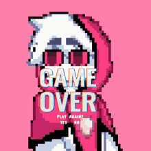 nd official not dream game over pink fanart