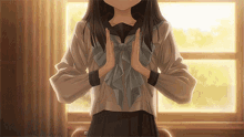 akebi chan anime clapping blush embarrassed