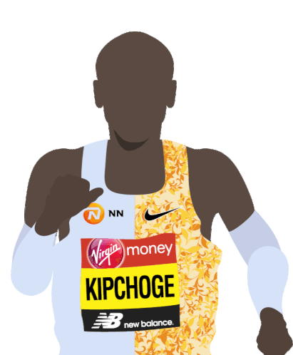Run Kipchoge Sticker - Run Kipchoge Nike Stickers