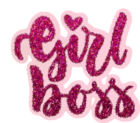 Boss Babe Boss Girl Sticker - Boss Babe Boss Girl Glittery Stickers