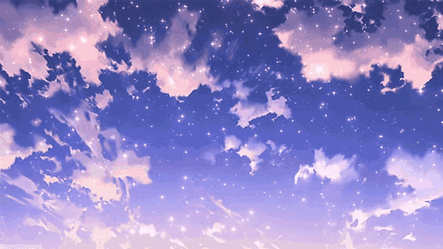 Wallpaper : anime girls, landscape, sky, stars, clouds 1920x1180 - AJIraq -  1779185 - HD Wallpapers - WallHere