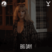 Big Day Beth Dutton GIF - Big Day Beth Dutton Kelly Reilly GIFs