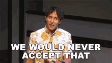 We Would Never Accept That Josh Sundquist GIF - We Would Never Accept That Josh Sundquist I Wont Accept That GIFs