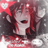 a picture of a man holding a guitar with the name castiel de koko on the bottom