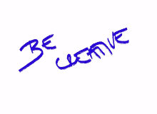 legykreativ be creative creativity animated text handwritten