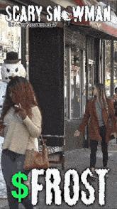 Frost Scary Snowmam GIF - Frost Scary Snowmam Ahhh GIFs