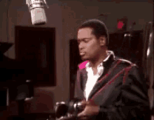 Luther Vandross Head Phones GIF - Luther Vandross Head Phones Ready GIFs