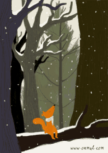 Fox Snow GIF - Fox Snow Animation GIFs