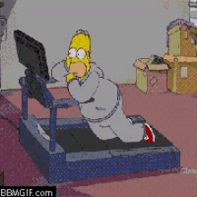 Lazy Homer Bbm Display Picture GIF - Lazy Homer The Simpsons GIFs