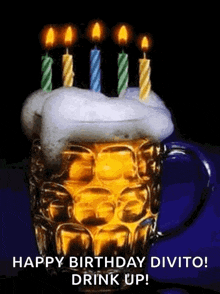 Beer Candles GIF