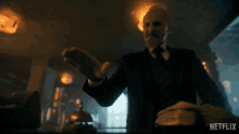 Ring The Bell Reginald Hargreeves GIF - Ring The Bell Reginald Hargreeves Colm Feore GIFs