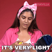 It'S Very Light Pooja Gor GIF - It'S Very Light Pooja Gor Pinkvilla GIFs