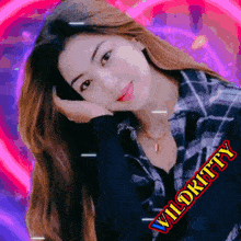 a picture of a woman with the name wildrifty on the bottom right