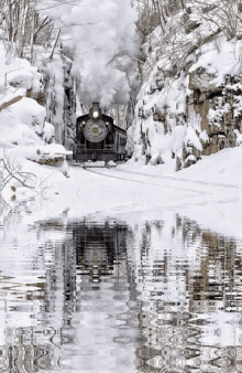 train reflection