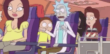 Rick And Morty Laughing GIF - Rick And Morty Laughing Airplane GIFs