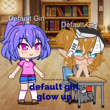Default Girl Glow Up GIF - Default Girl Glow Up GIFs
